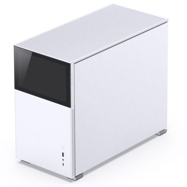 Кутия Jonsbo D31 Screen TG, mATX, Бял 3