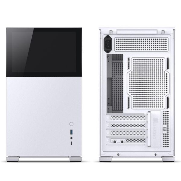 Кутия Jonsbo D31 Screen TG, mATX, Бял 4