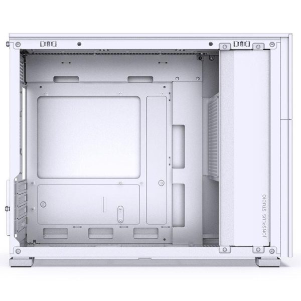 Кутия Jonsbo D31 Screen TG, mATX, Бял 5