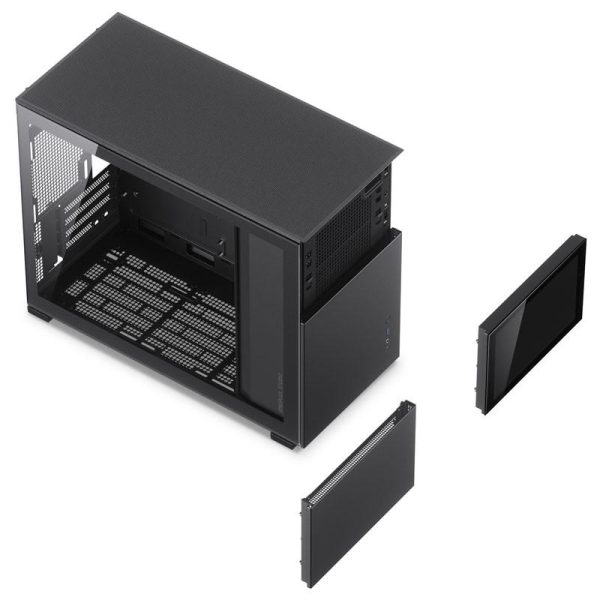 Кутия Jonsbo D31 Screen TG, mATX, Черна 9
