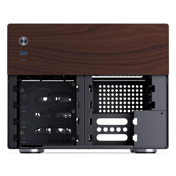 Кутия Jonsbo N4 NAS, m-ATX, Black 8