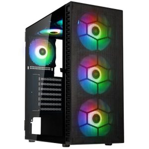 Кутия Kolink Observatory HF Mesh ARGB TG Mid-Tower, Черна 1