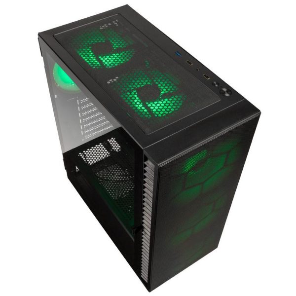 Кутия Kolink Observatory HF Mesh ARGB TG Mid-Tower, Черна 2