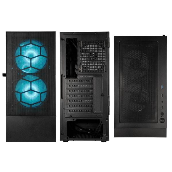 Кутия Kolink Observatory MX Mesh ARGB TG Mid-Tower, Черна 4