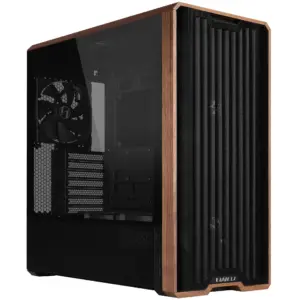 Кутия Lian-Li LANCOOL 217 Mid-Tower, Tempered Glass, Wood-Black 1