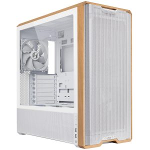 Кутия Lian-Li LANCOOL 217 Mid-Tower, Tempered Glass, Wood-White 1