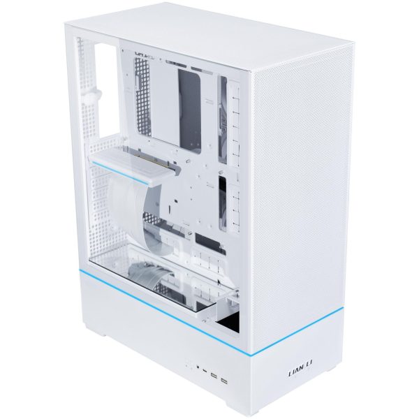Кутия Lian-Li SUP01W Mid-Tower, Tempered Glass, Бяло 2