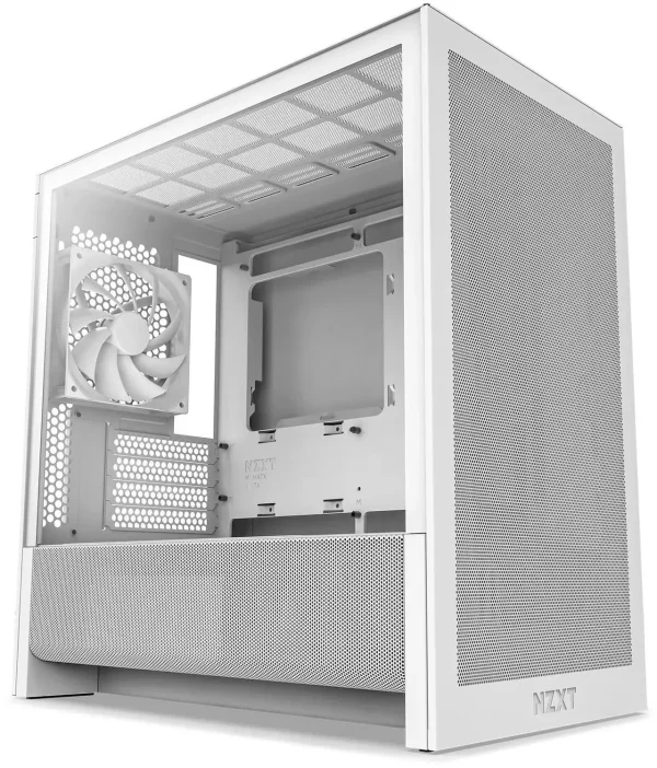 Кутия NZXT H3 Flow 2025 All White Micro-ATX Tower 1