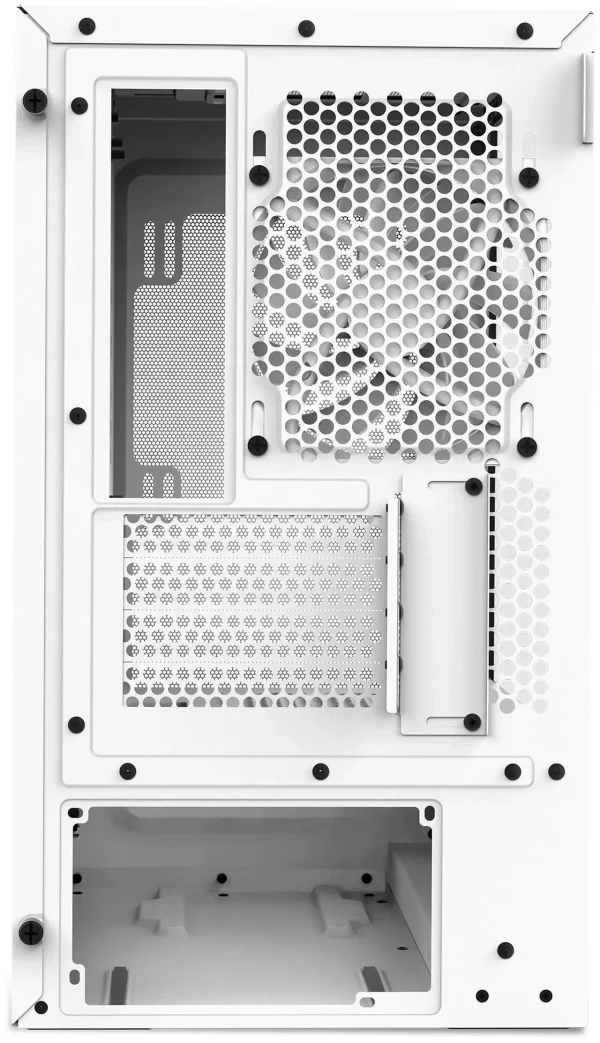 Кутия NZXT H3 Flow 2025 All White Micro-ATX Tower 10