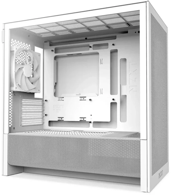 Кутия NZXT H3 Flow 2025 All White Micro-ATX Tower 2