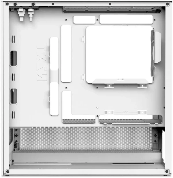 Кутия NZXT H3 Flow 2025 All White Micro-ATX Tower 8