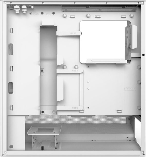 Кутия NZXT H5 Flow 2024 White, Mid-Tower 7