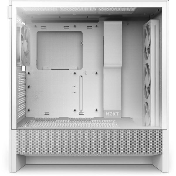 Кутия NZXT H5 Flow RGB 2024 White, Mid-Tower 6