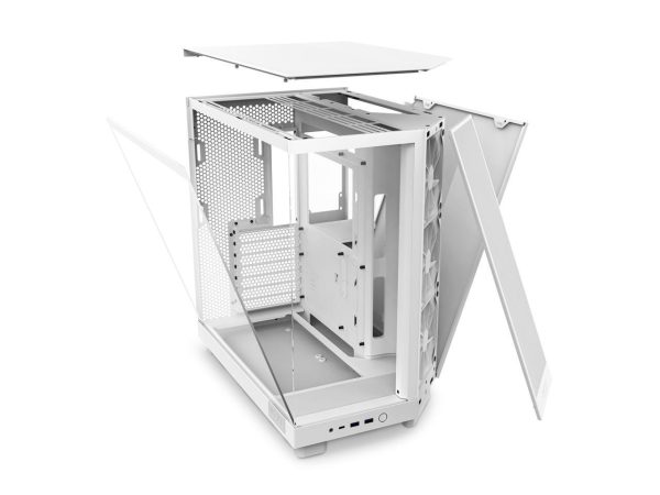 Кутия NZXT H6 Flow Matte White - Middle Tower 11