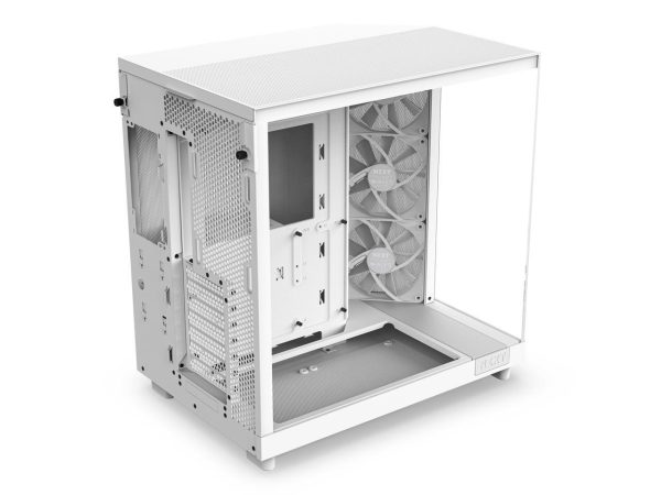 Кутия NZXT H6 Flow Matte White - Middle Tower 4