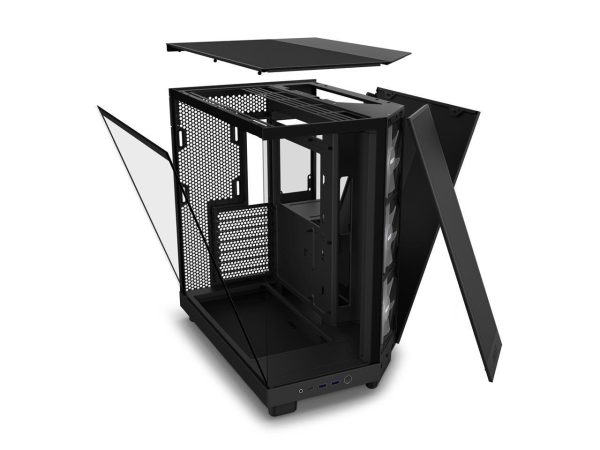 Кутия NZXT H6 Flow RGB Matte Black - Middle Tower 14