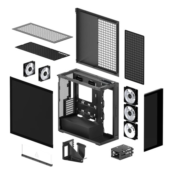 Кутия за компютър Arctic Xtender VG Mirror - Black Mid-Tower 8