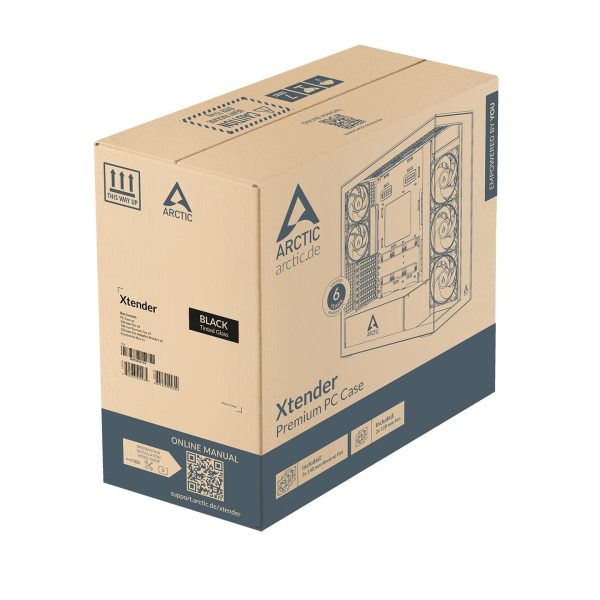 Кутия за компютър Arctic Xtender VG - White Mid-Tower 9