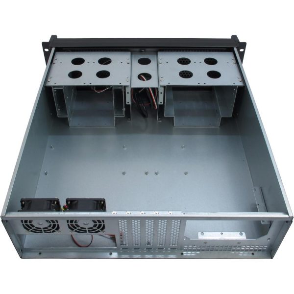 Кутия за сървър InterTech 3U 3098-S, 19", Чернa 4