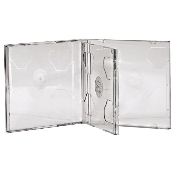 Кутийка за CD/DVD HAMA Double Jewel Case, прозрачен, 5 бр. в пакет 2