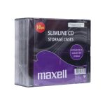 Кутийки за CD/DVD MAXELL Slim Black 10pk  /цена за 10 бр./ 1