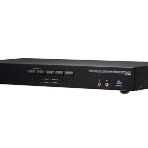 KVM превключвател ATEN CS1844-AT-G, 4 порта USB 3.0, За 2 HDMI монитора 1