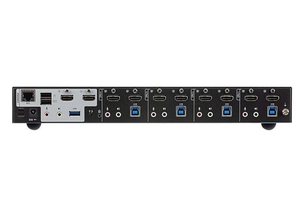 KVM превключвател ATEN CS1844-AT-G, 4 порта USB 3.0, За 2 HDMI монитора 3