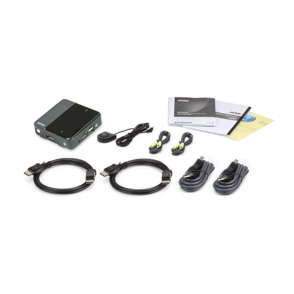 KVM превключвател ATEN CS782DP, 2-портов 4