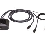 KVM превключвател, ATEN US3312, 2-портов, 4K, DisplayPort, USB-C 1
