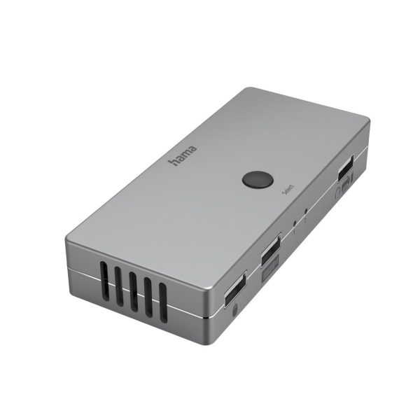 KVM превключвател Hama Connect2Switch, 4-портов, USB, HDMI, Вкл. кабели 2