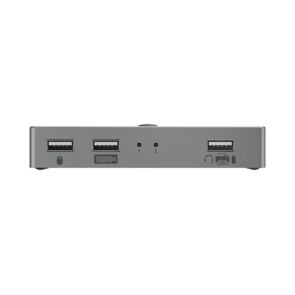KVM превключвател Hama Connect2Switch, 4-портов, USB, HDMI, Вкл. кабели 3