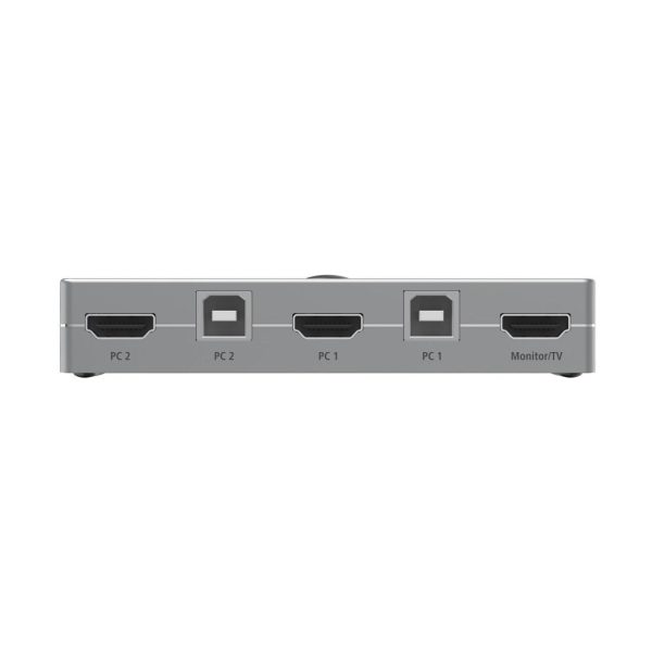 KVM превключвател Hama Connect2Switch, 4-портов, USB, HDMI, Вкл. кабели 4