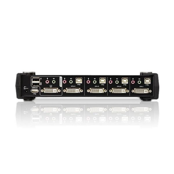 KVMP превключвател, ATEN CS1764A-AT, 4-портов 3
