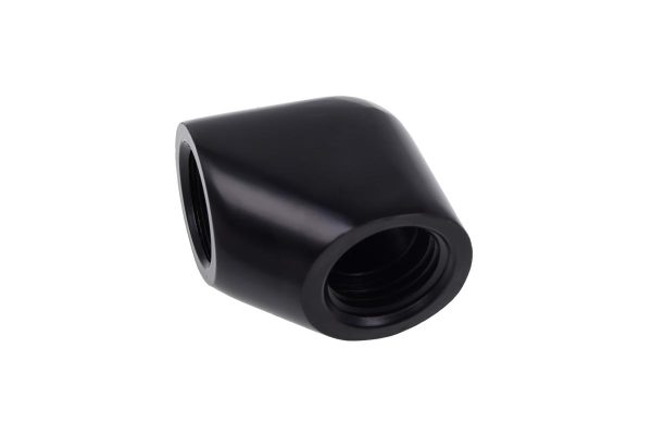 L-конектор Alphacool Eiszapfen, G1/4 AG вътрешна резба G1/4 IG, Черен мат 3