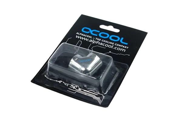L-конектор Alphacool HF, Вътрешна резба G1/4 - G1/4, 90°, Хром 3