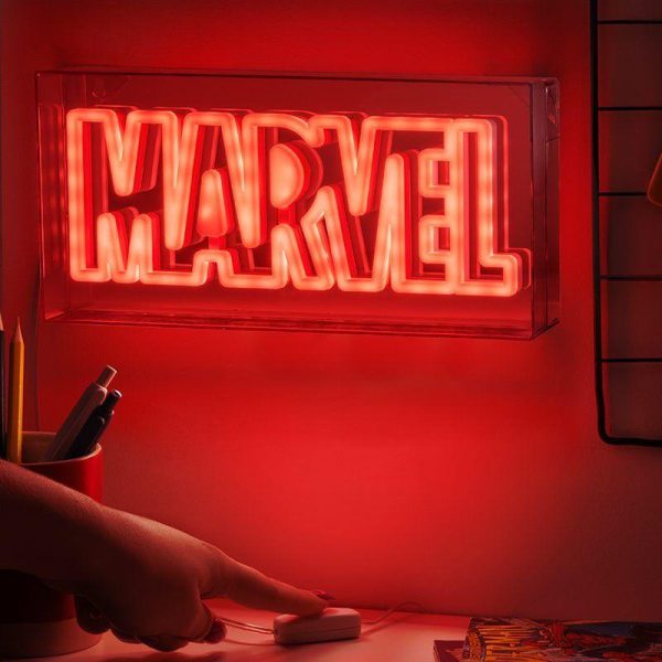 Лампа Paladone: Marvel - LED Neon Light, PP13125MC 3