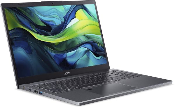 Лаптоп Acer Aspire 5 A15-51M - 15.6" FHD IPS, Intel Core 5-120U, 16GB LPDDR5 RAM, 1TB SSD, Free DOS 2