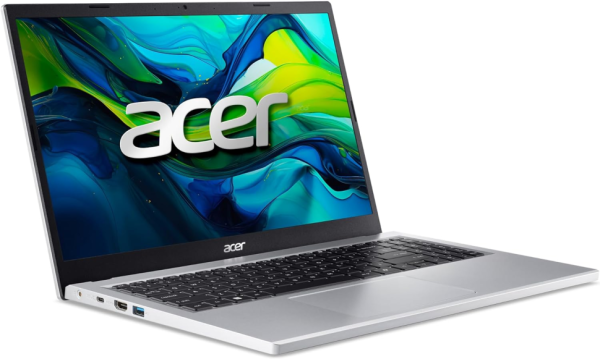 Лаптоп Acer Aspire Go 15 AG15-32P-362S - 15.6" FHD IPS, Intel Core 3 N355, 2x8GB DDR5, 512GB SSD, Free DOS 3