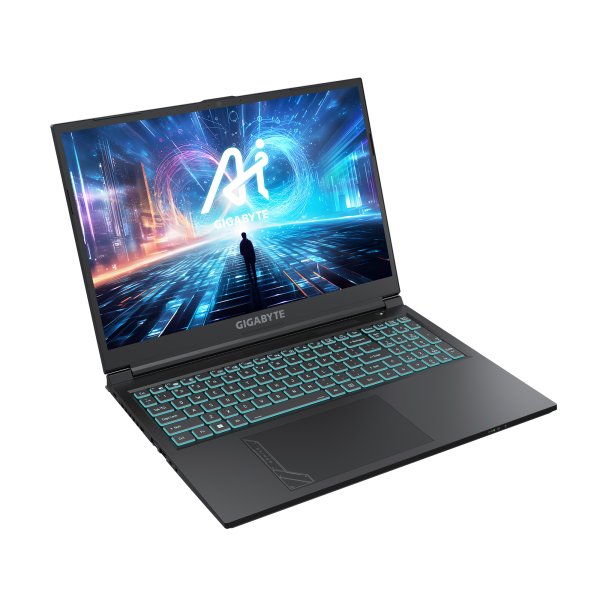 Лаптоп GIGABYTE G6 MF-H2EE893KD -16" FHD 165Hz, Intel Core i7-13620H, 16GB DDR5, 512GB SSD Gen4, nVIdia RTX 4050 6GB GDDR6, Free DOS 2