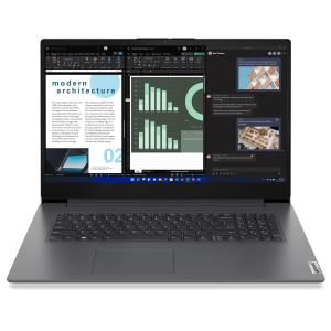 Лаптоп Lenovo V17 G4 IRU - 17.3" FHD Intel Core i5-13420H, 16GB(8GB on board) DDR4, 512GB SSD M.2 1