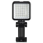 LED лампа Hama 49 BD, за допълнително осветяване на записи с камера и смартфон, Черна 1