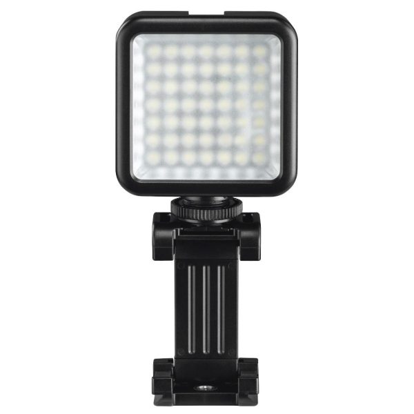 LED лампа Hama 49 BD, за допълнително осветяване на записи с камера и смартфон, Черна 1