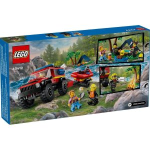 LEGO City - 4x4 Fire Truck with Rescue Boat - 60412 1
