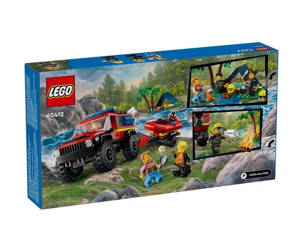 LEGO City - 4x4 Fire Truck with Rescue Boat - 60412 1