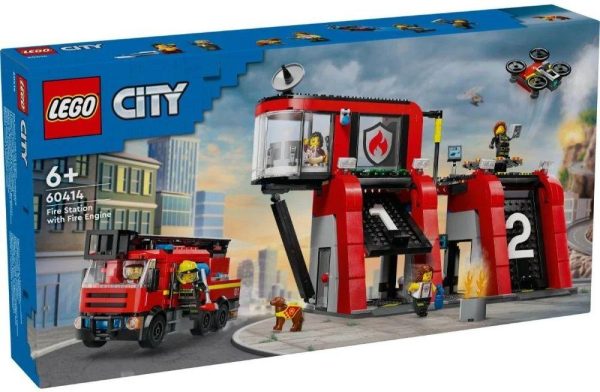 LEGO City - Fire Station with Fire Truck - 60414 1