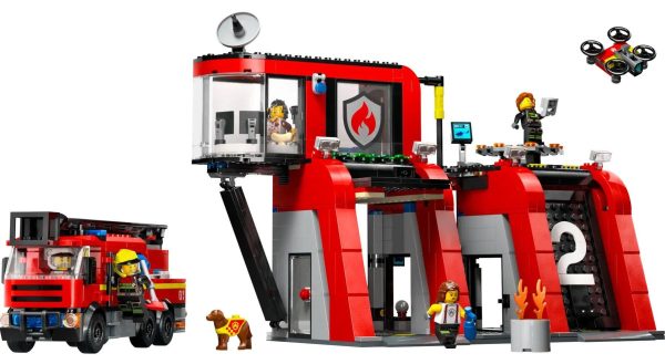 LEGO City - Fire Station with Fire Truck - 60414 3