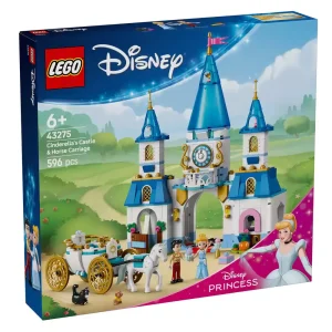 LEGO Princess Cinderella's castle and horse-drawn carriage- 43275 1