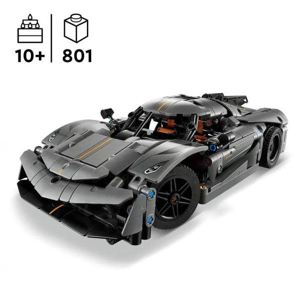 LEGO Technic - Koenigsegg Jesko Absolut Grey Hypercar, 42173 3
