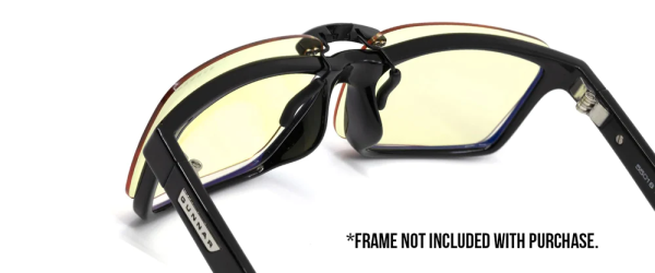 Лещи за очила Gunnar Clip On - Amber Onyx 4