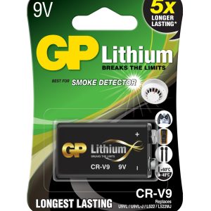 Литиева батерия GP CRV9 9V 1бр. блистер /за детектори на дим/ 1